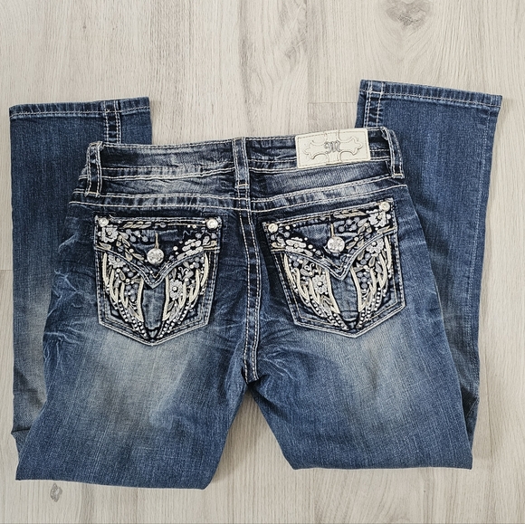 Miss Me Women's Blue Jeans - Picture 3 of 5